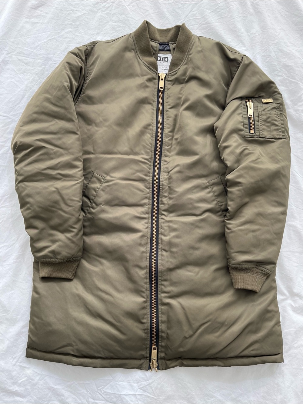 Kith Astor MA-1 Down Jacket in Green